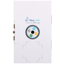 Sieťový kábel, CAT5E, FTP, PE, 305m, AWG24,100 MHz, drôt